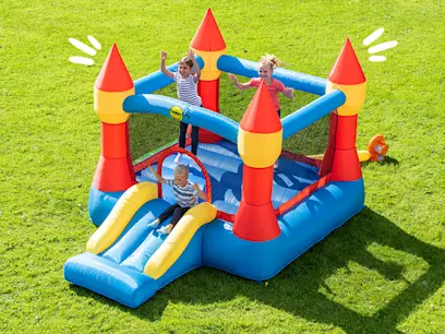 Happy Hop Castle Bouncer with Slide