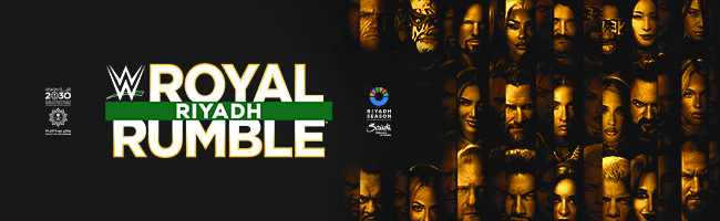  WWE Royal Rumble 2026 on the black background 