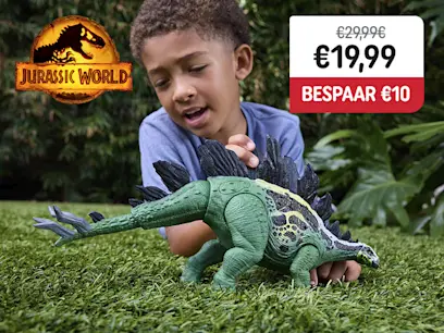 Jurassic World Survival Gigantic Thrashers Dinosaurusfiguur Stegosaurus