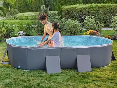  Piscine Pliable Rectangulaire 1,85 m