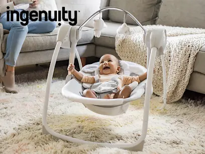Ingenuity Draagbare Baby Swing Cuddle Lamb