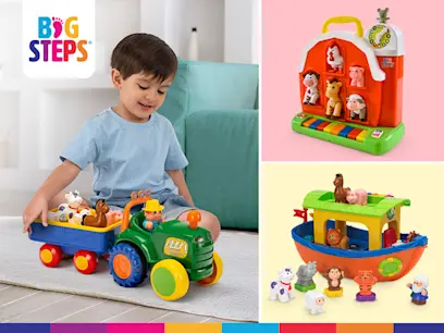 selection of big steps farm toys 