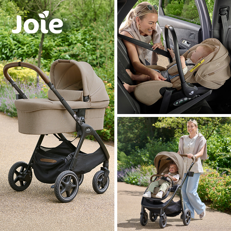 Complete Joie Signature Finiti travel system: pushchair, R129 car seat & base