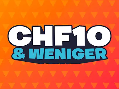 CHF 10 & Weniger