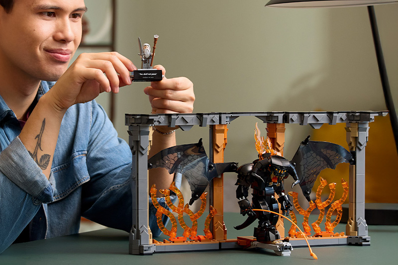 LEGO Icons 10367 Le Seigneur des Anneaux Book Nook du Balrog