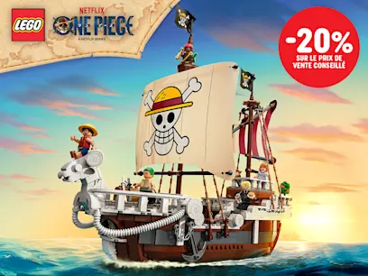 Sur une sélection de sets LEGO One Piece