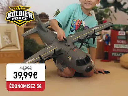 Soldier Force - Avion Cargo Hercules C-130 Sons et Lumières