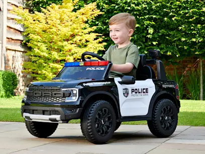 Véhicule Électrique Voiture de Police Ford 10,8V