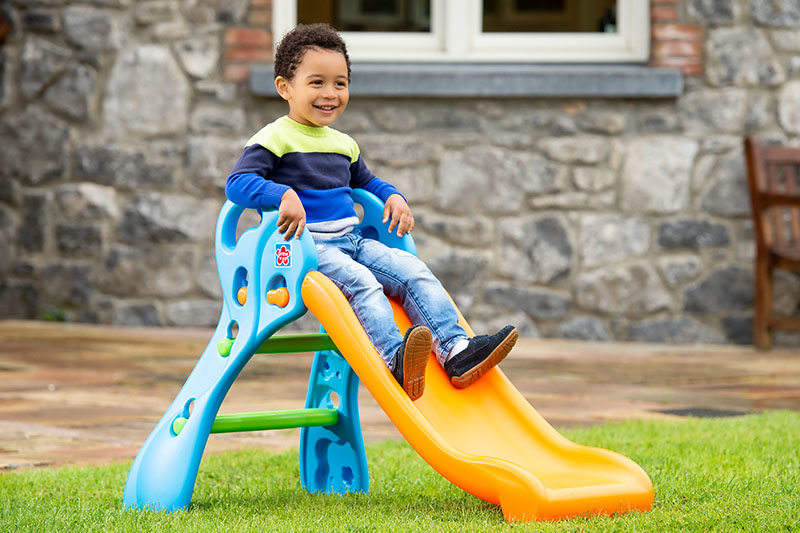 Boredom Busters Blog 3-5 Years Duplex Banner 2 - Image - child on an orange slide