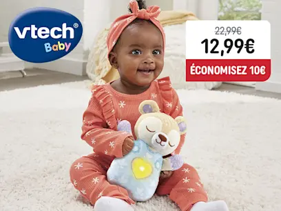 VTech - Baby Veilleuse Mon Ourson Lumi Dodo - Bleu