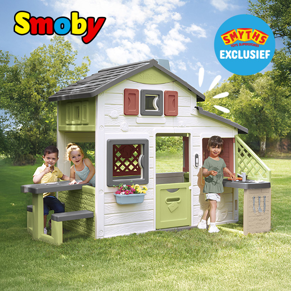 Smoby Speelhuis Friends met Speelkeuken