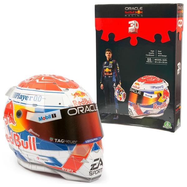 Puzzle 3D Casque Red Bull 55 Pièces