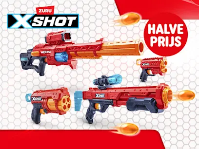 ZURU XSHOT Blaster Set van 4