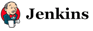 The logo of Jenkins, one of the 