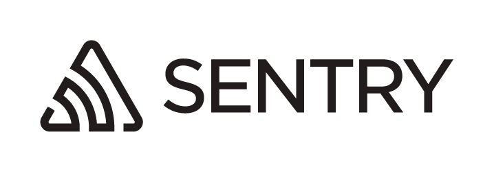 The logo of Sentry, one of the CI/CD solutions we use