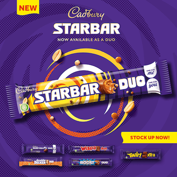 Starbar – ‘Starbar Joins Successful Cadbury Duo range’