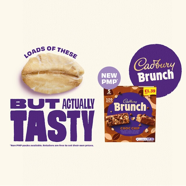 Cadbury Brunch launches new price-marked pack for bestselling Choc Chip flavour