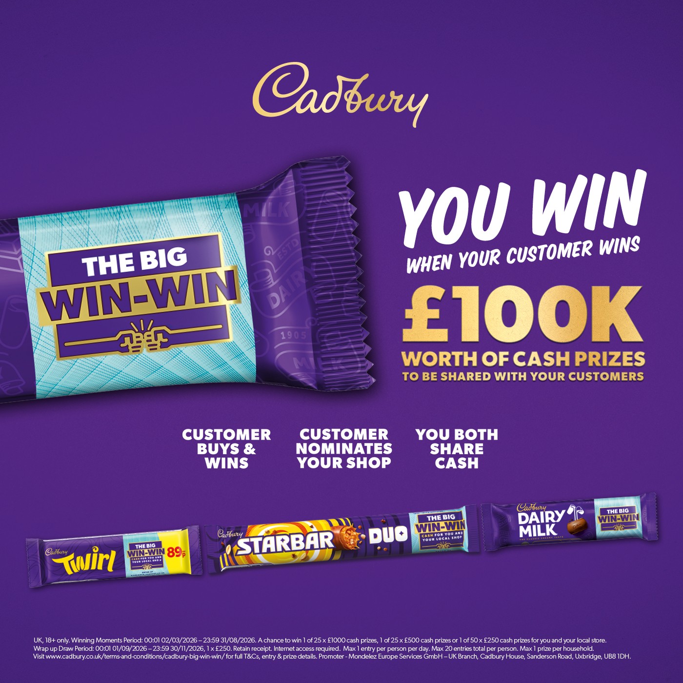 CADBURY’S ‘BIG WIN-WIN’