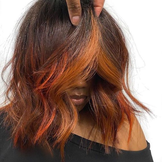 how to color black hair