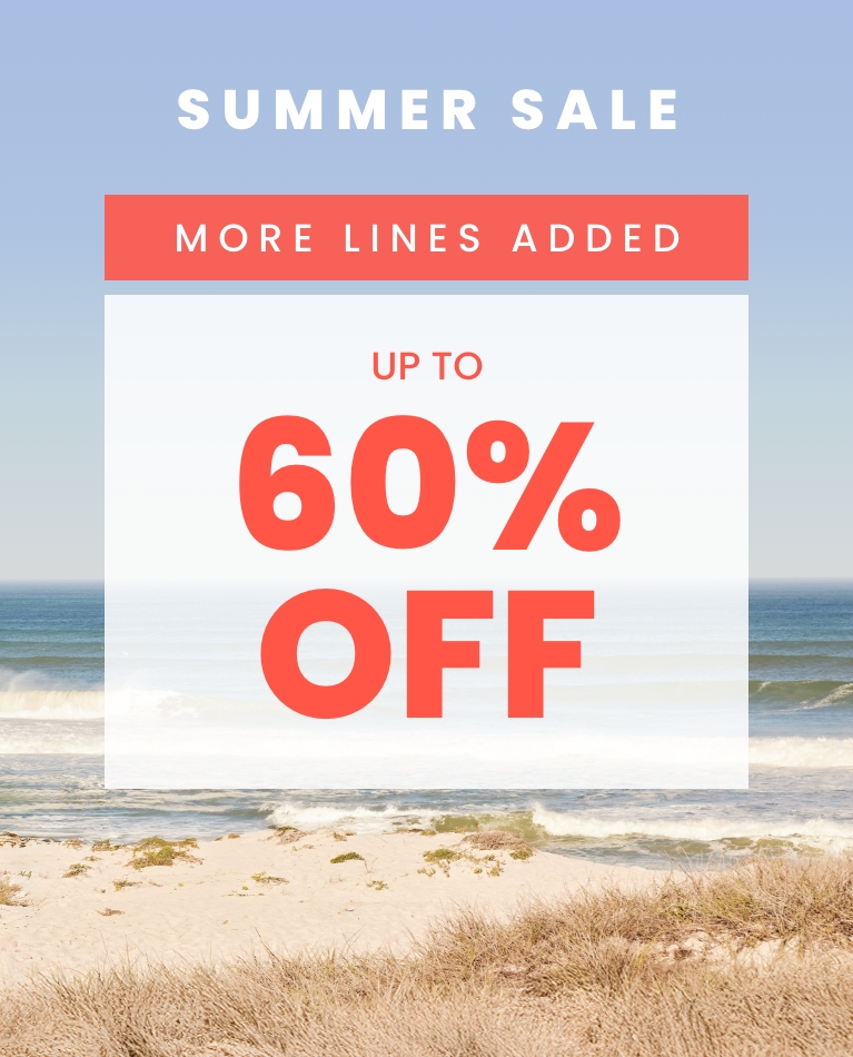 Sale up to 60% More Lines Added 