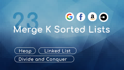 Problem 23, merge k sorted lists