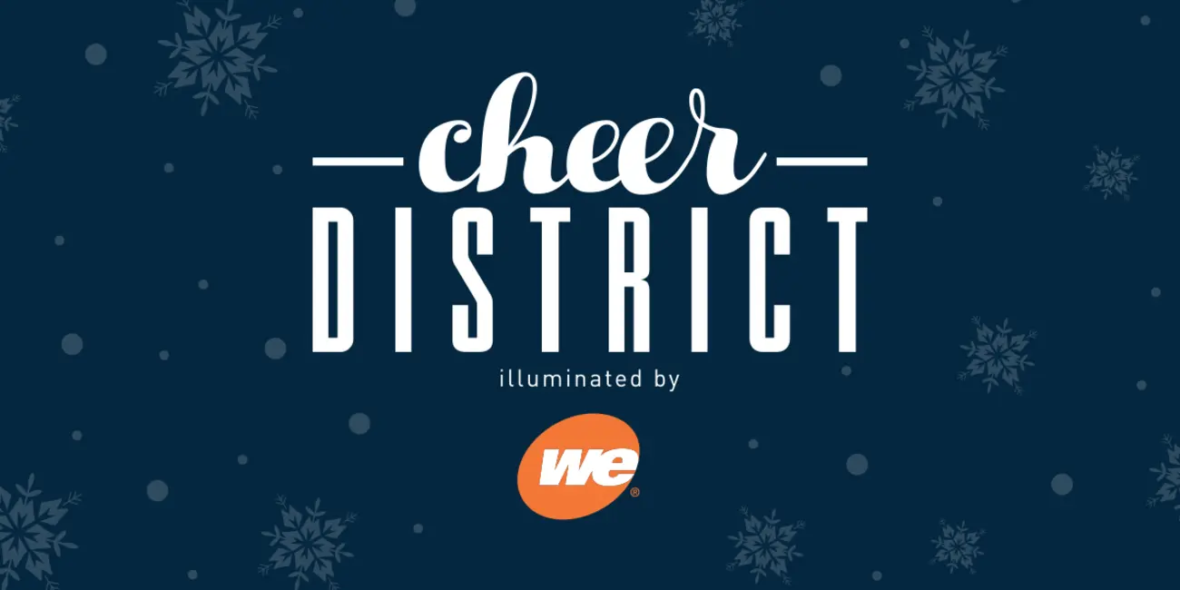 Cheer District, Illuminated by We Energies