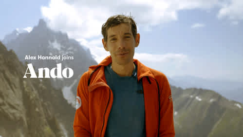 Legendary Climber Alex Honnold Joins FinTech Leader Ando