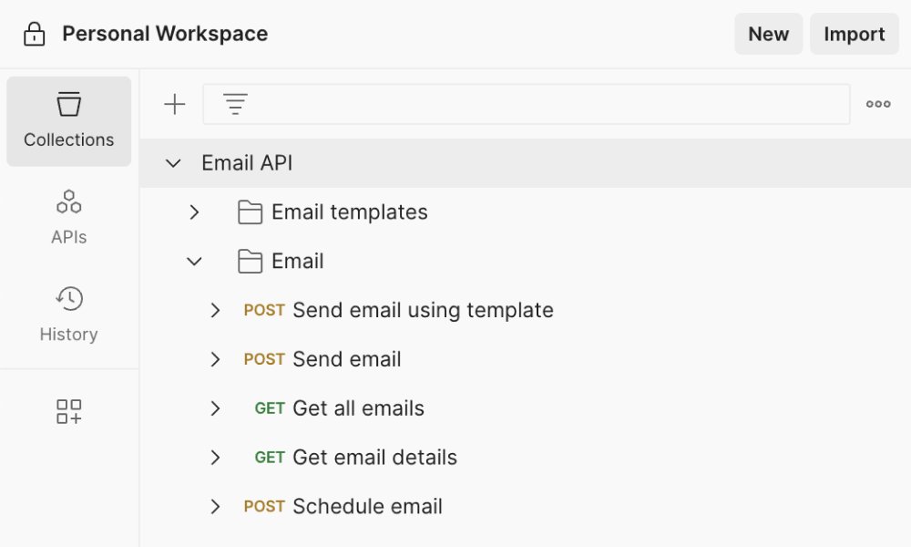 Postman Templates Illustration.