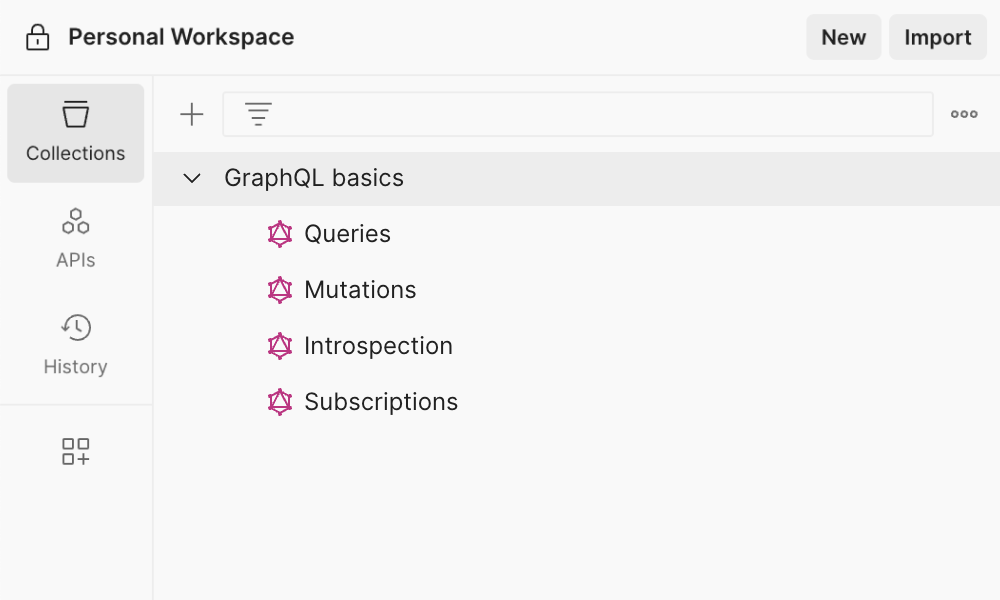 GraphQL basics Collection Template | Postman