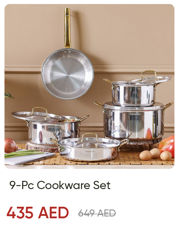 SFFU25-SD- 9-Pc Cookware Set