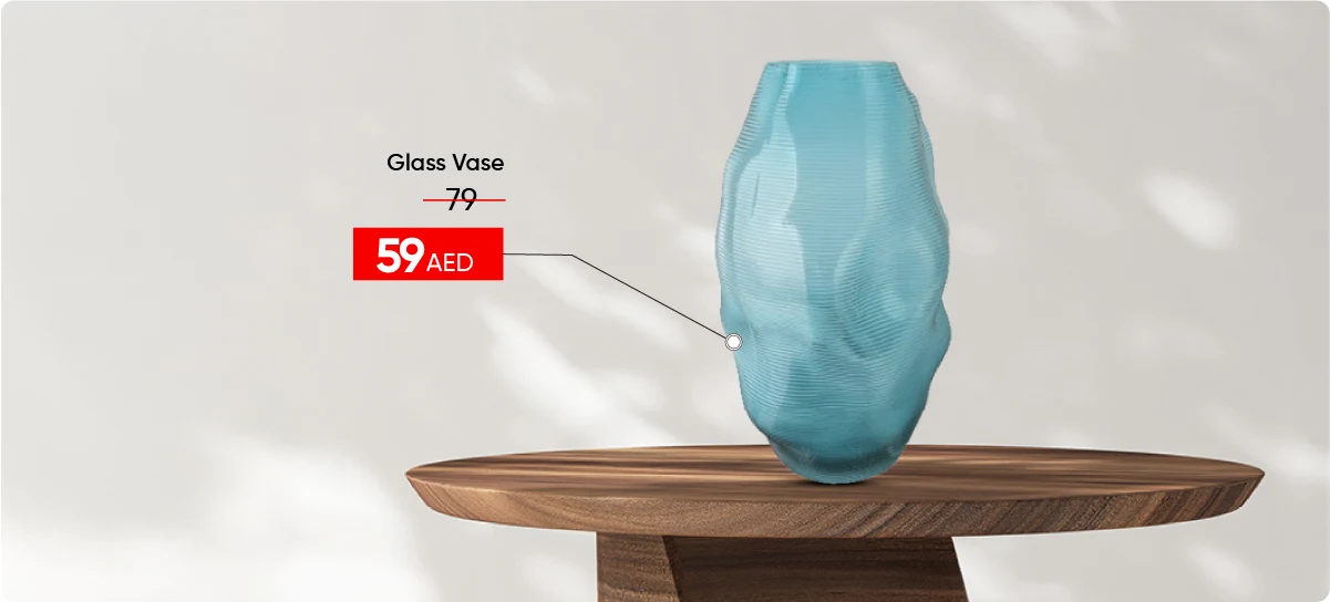 MRSU-DB-Glass Vase