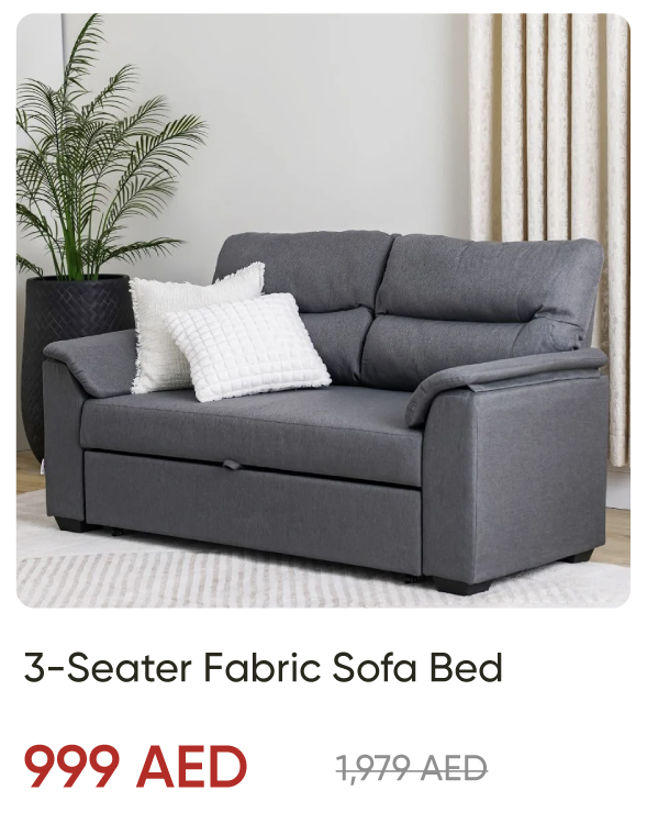 ROU-SD-3S Fabric Sofa Bed