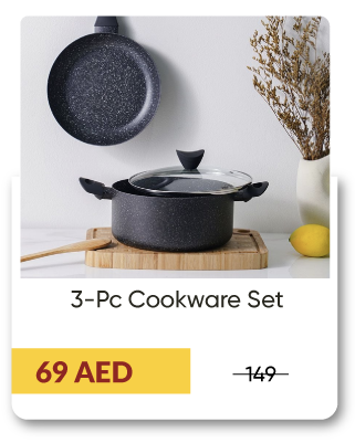 MRSSU-SD-3-Pc Cookware Set