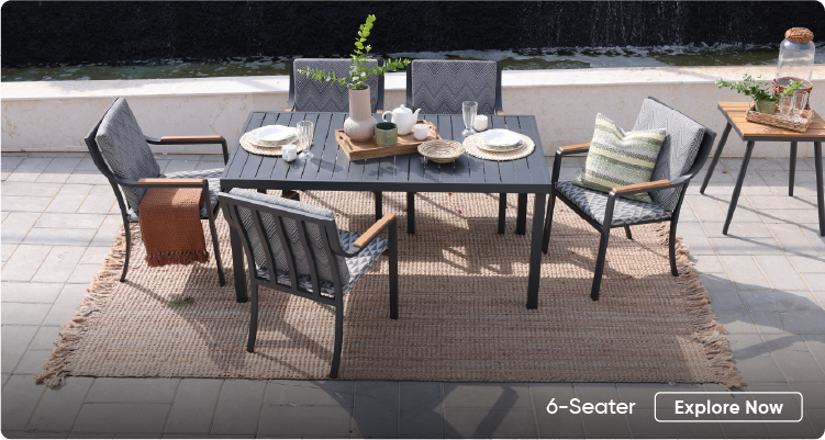 UAE - Garden24 - Outdoor Dining Set - Shop By Seating Capacity - Block