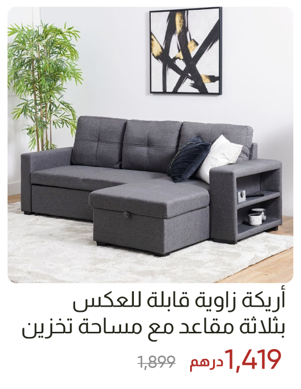 ROU-SD-3S Fab C Sofa Bed Strg