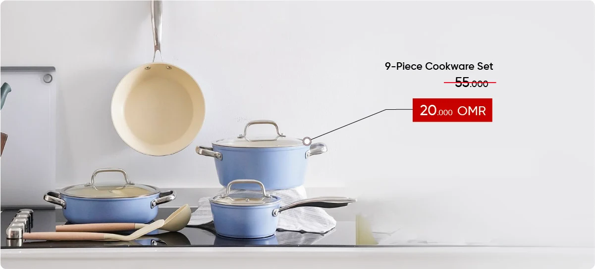 CSO-DB- 9 Piece Cookware Set