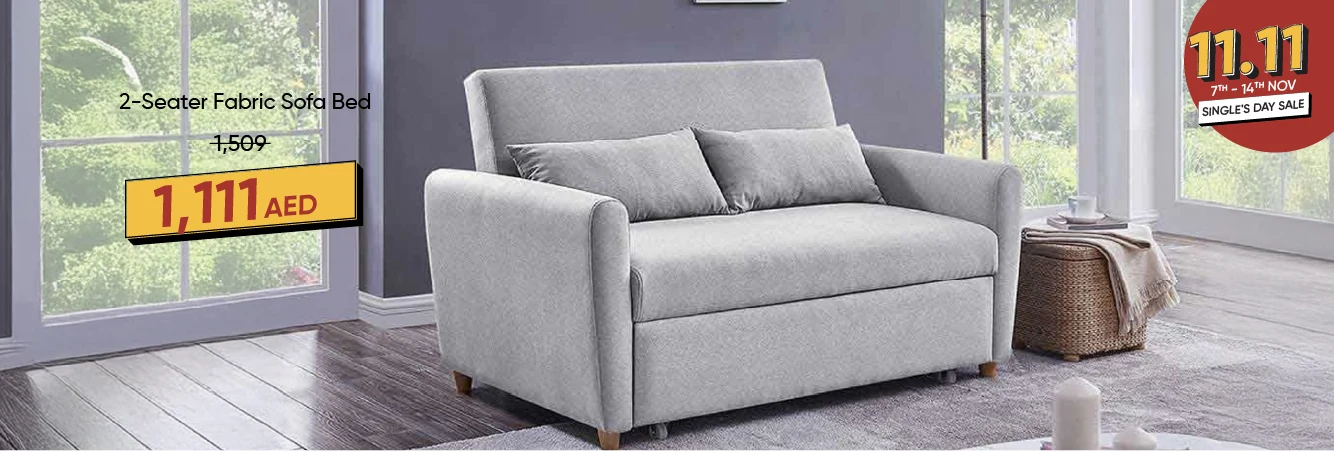 11:11-CB-Fabric Sofa Bed 2S