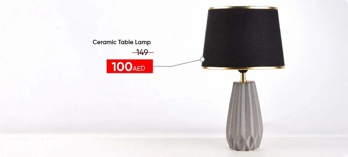 MRSU-DB-Ceramic Table Lamp