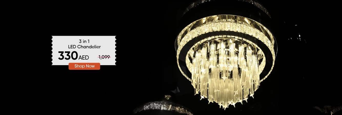 HFU-Oct-CB-LED Chandelier