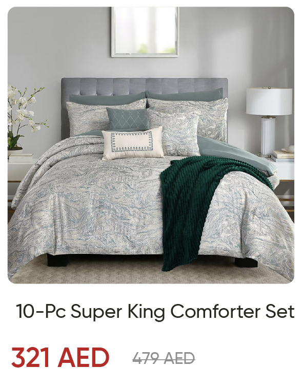 SFFU25-SD-10Pc K Comforter Set