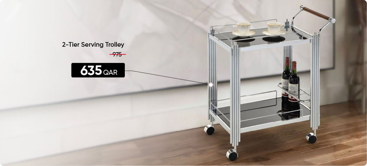 SOQ-DB-2-Tier Serving Trolley