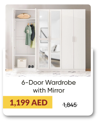 MRSSU-SD-6D Wardrobe w Mirror