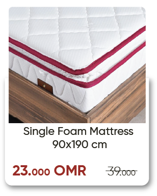 HFO-Oct-SD-Single Foam Mattres