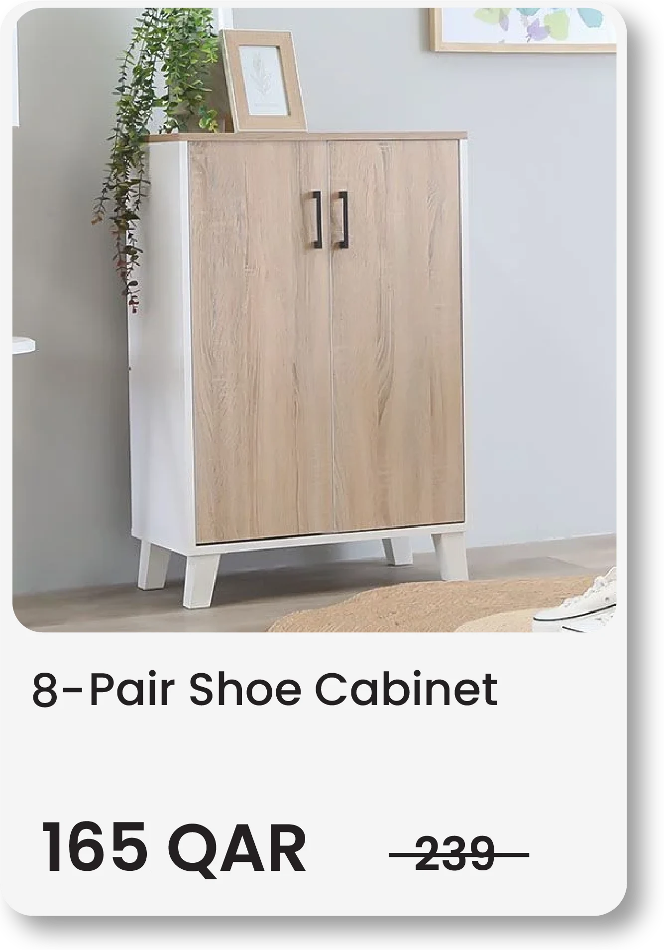 SDQ-Sept- Shoe Cabinet 8 Pair