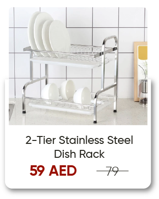 HFU-Oct-SD-SS Dish Rack 2 Tier