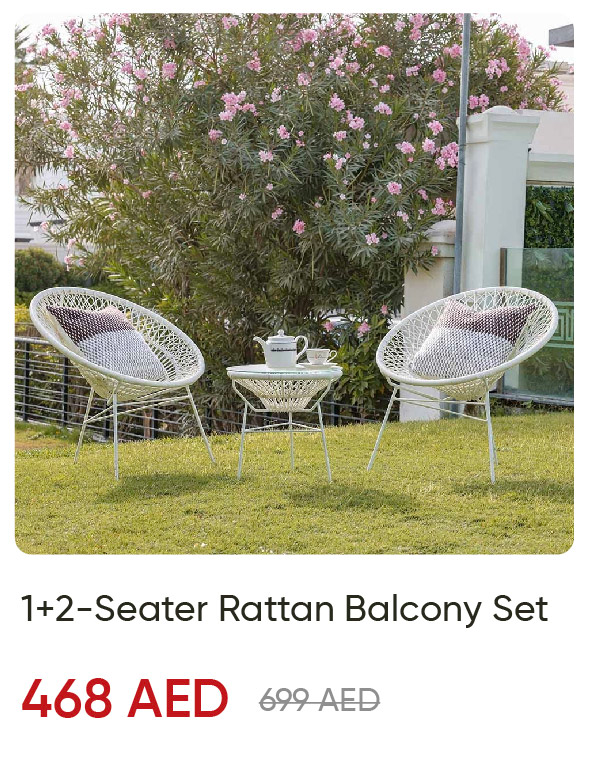 SFFU25-SD-1+2S Rattan Balcony