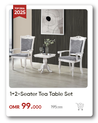 SSWO-SD-1+2 Seater Tea Table