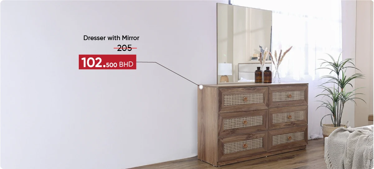 MRSB-DB-Dresser with Mirror