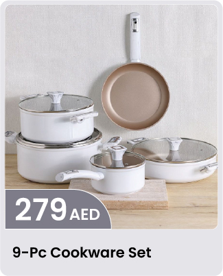 HFU-Oct-CWB-Cookware White 9P