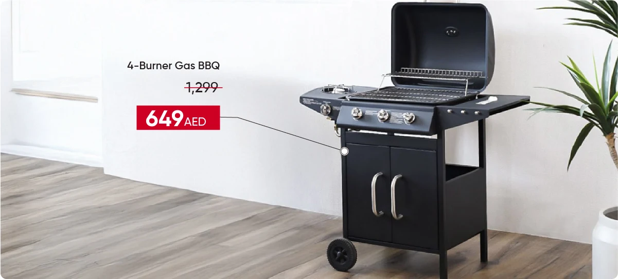 MRSU-DB-4-Burner Gas BBQ